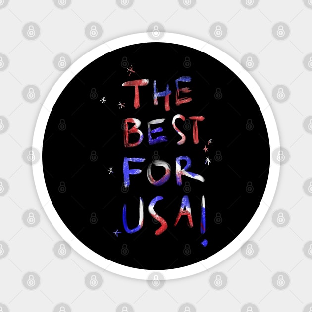 The Best For USA Magnet by yogisnanda